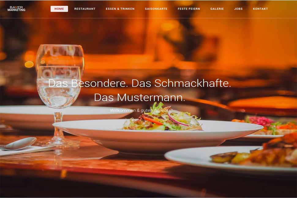 Website Restaurant
