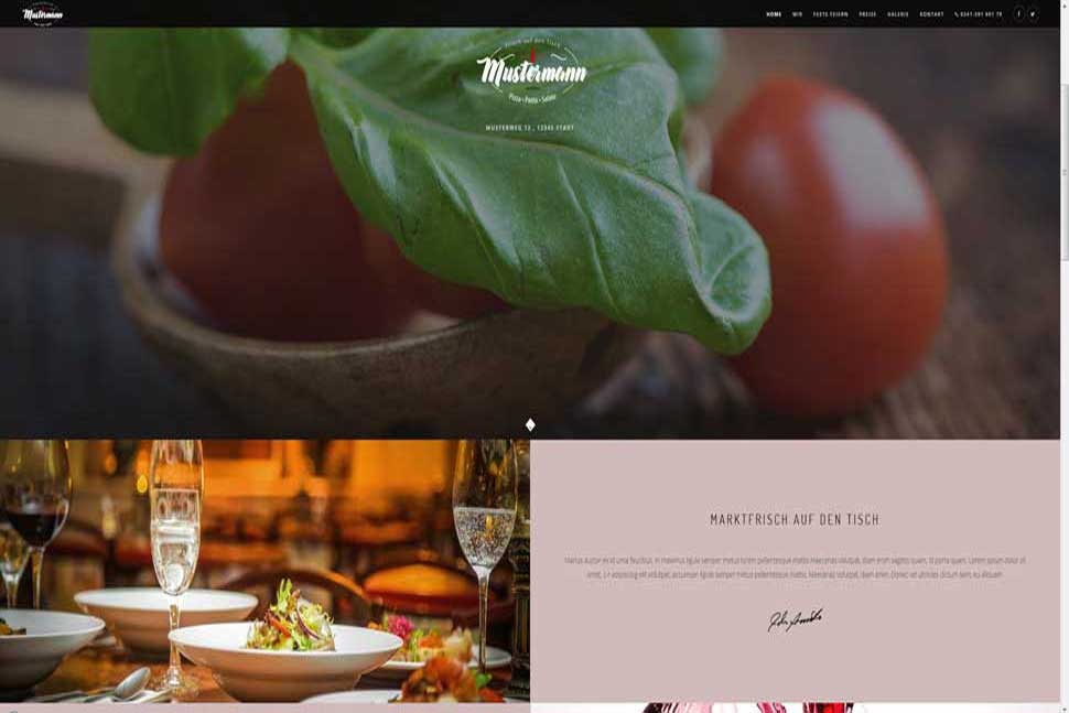 Homepage Restaurant