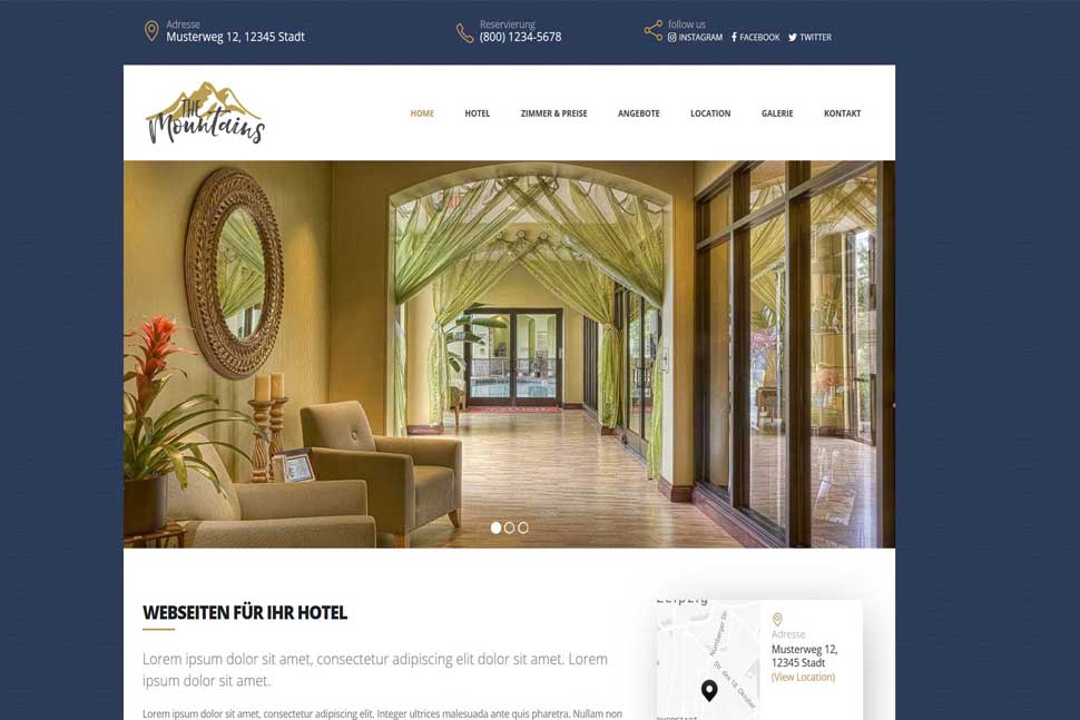 Homepage Hotel