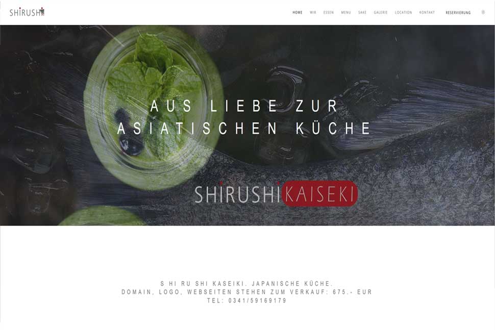 Homepage jap. Restaurant