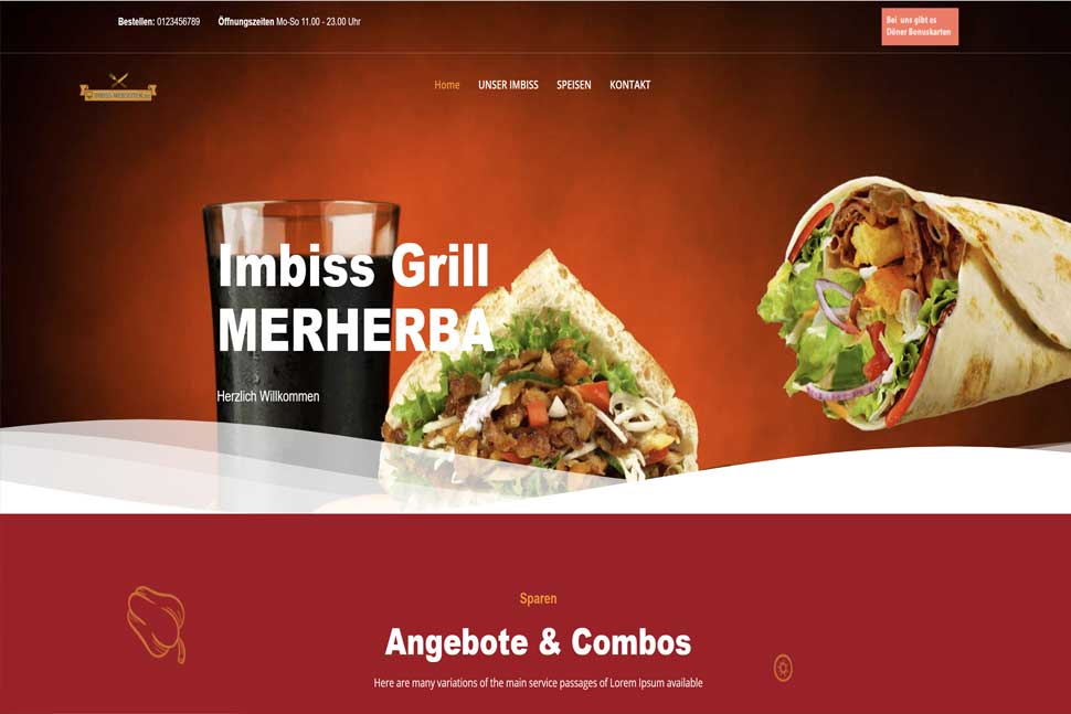 Homepage Döner, Imbiss, Grill